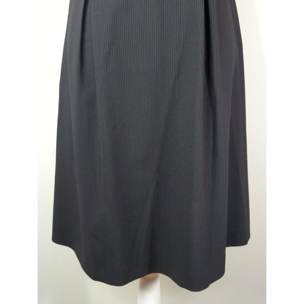 Theory Black Squared Neck‎ Dress Women's Size 8  Academia Preppy Casual - Picture 3 of 8